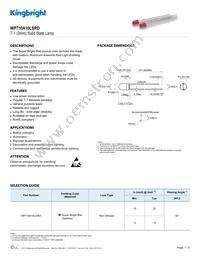 WP710A10LSRD Datasheet Cover