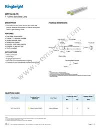WP710A10LYD Datasheet Cover
