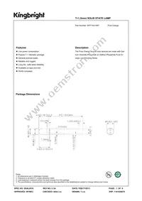 WP710A10NT Datasheet Cover