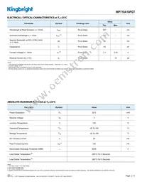 WP710A10PGT Datasheet Page 2