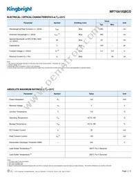 WP710A10QBC/D Datasheet Page 2