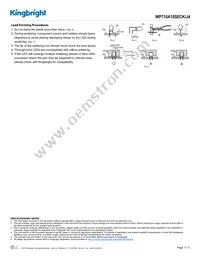 WP710A10SECK/J4 Datasheet Page 5