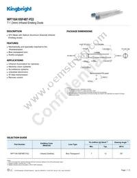 WP710A10SF4BT-P22 Datasheet Cover