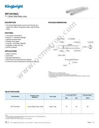 WP710A10SGC Datasheet Cover