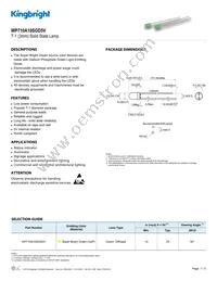 WP710A10SGD5V Datasheet Cover