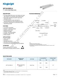 WP710A10SRC/J4 Datasheet Cover