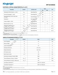 WP710A10SRD/E Datasheet Page 2
