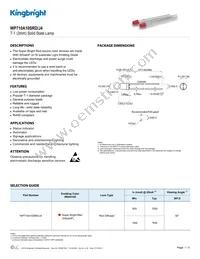 WP710A10SRD/J4 Datasheet Cover