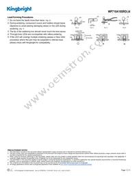 WP710A10SRD/J4 Datasheet Page 5