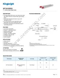 WP710A10SRD5V Datasheet Cover