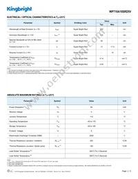 WP710A10SRD5V Datasheet Page 2