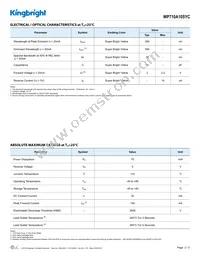 WP710A10SYC Datasheet Page 2