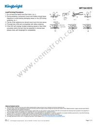 WP710A10SYD Datasheet Page 5