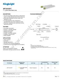 WP710A10SYT Datasheet Cover