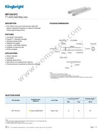 WP710A10YC Datasheet Cover