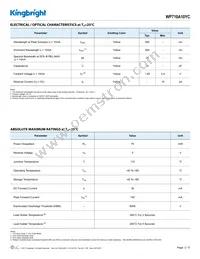 WP710A10YC Datasheet Page 2