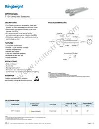 WP7113CGCK Datasheet Cover