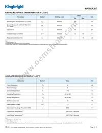 WP7113F3BT Datasheet Page 2