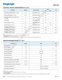 WP7113IT Datasheet Page 2