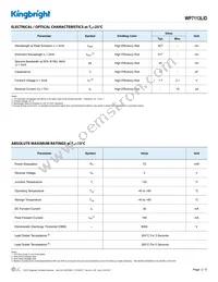 WP7113LID Datasheet Page 2