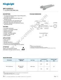 WP7113LSECK/J3 Datasheet Cover