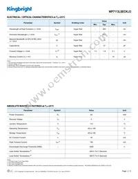 WP7113LSECK/J3 Datasheet Page 2