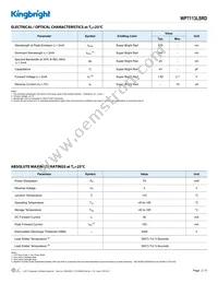 WP7113LSRD Datasheet Page 2