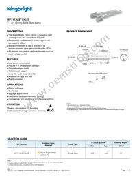 WP7113LSYCK/J3 Datasheet Cover