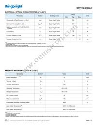 WP7113LSYCK/J3 Datasheet Page 2