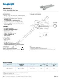 WP7113LVBC/D Datasheet Cover