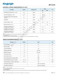 WP7113LYD Datasheet Page 2