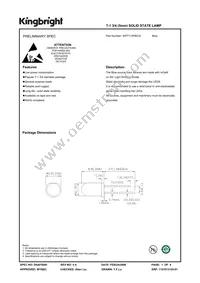 WP7113PBC/A Datasheet Cover