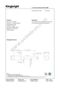 WP7113PGC Datasheet Cover