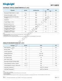 WP7113QBC/D Datasheet Page 2