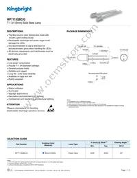 WP7113QBC/G Datasheet Cover