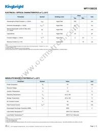 WP7113SEC/E Datasheet Page 2