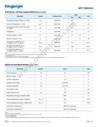 WP7113SECK/J3 Datasheet Page 2