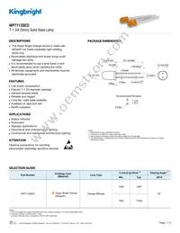 WP7113SED Datasheet Cover