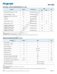 WP7113SED Datasheet Page 2