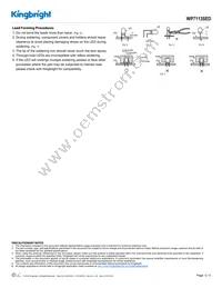 WP7113SED Datasheet Page 5