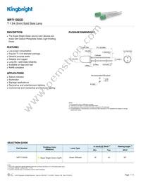 WP7113SGD Datasheet Cover