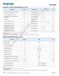 WP7113SGD Datasheet Page 2