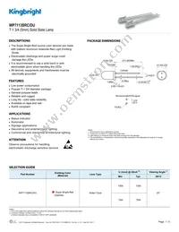 WP7113SRC/DU Datasheet Cover