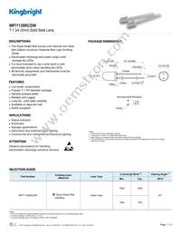 WP7113SRC/DW Datasheet Cover