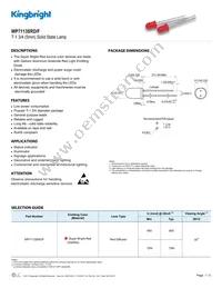 WP7113SRD/F Datasheet Cover