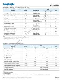 WP7113SRSGW Datasheet Page 2