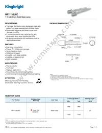 WP7113SURC Datasheet Cover