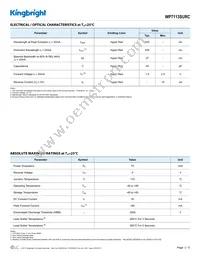 WP7113SURC Datasheet Page 2