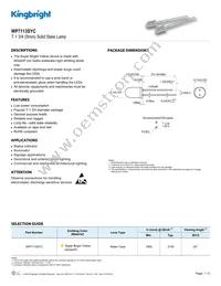 WP7113SYC Datasheet Cover