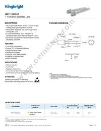 WP7113SYC/J3 Datasheet Cover